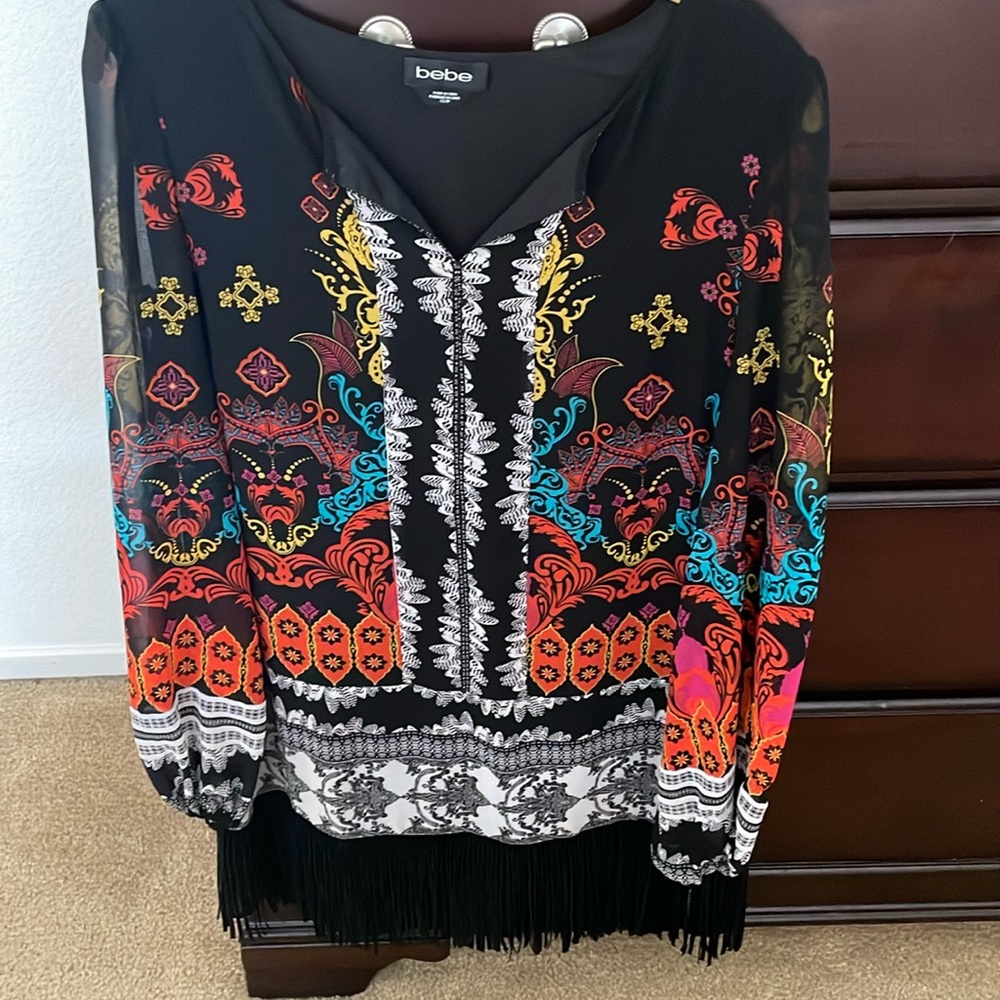 Beautiful fringe above the knee dress